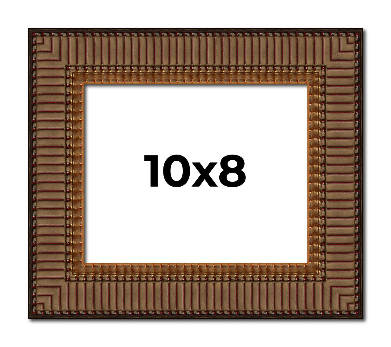 Photo Size Museum Black Picture Frame - UV Acrylic, Foam Board Backing, Hanging Hardware